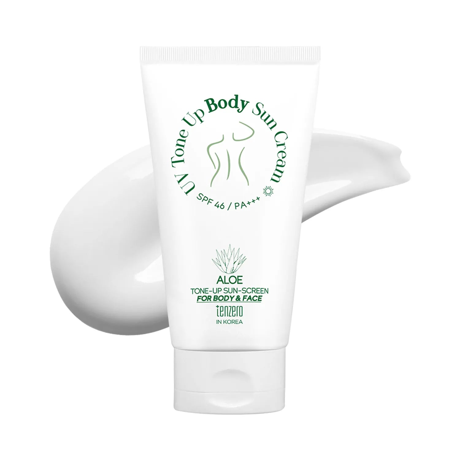 Tenzero Aloe UV Tone-Up SPF46 Body Sun Cream