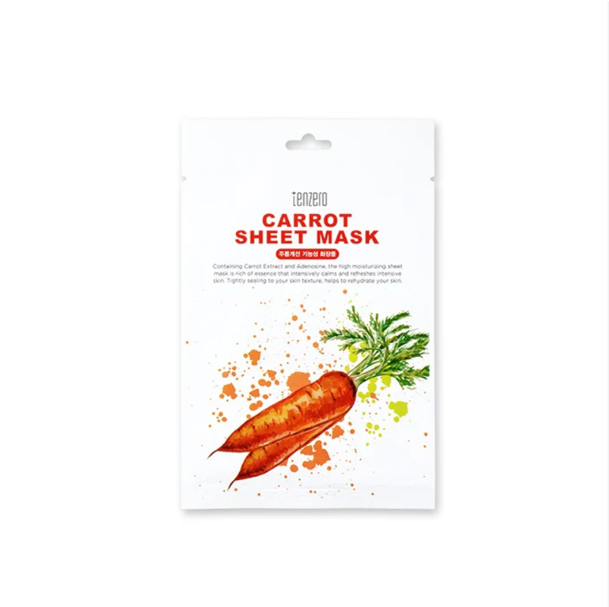 Tenzero Carrot Sheet Mask