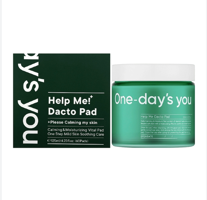 One Days You: Help Me! Dacto Pad – Gentle Facial Cleansing & Exfoliating Pad
