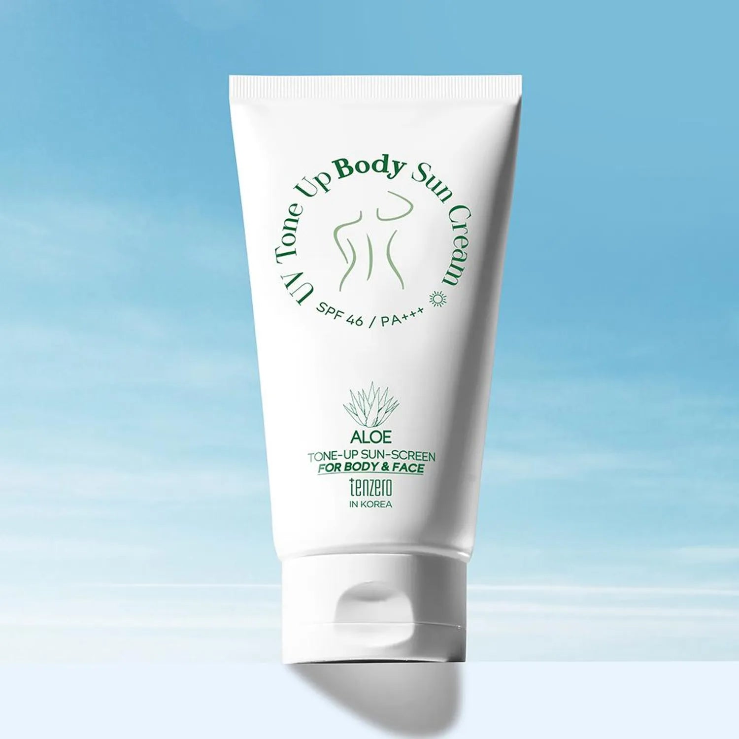 Tenzero Aloe UV Tone-Up SPF46 Body Sun Cream